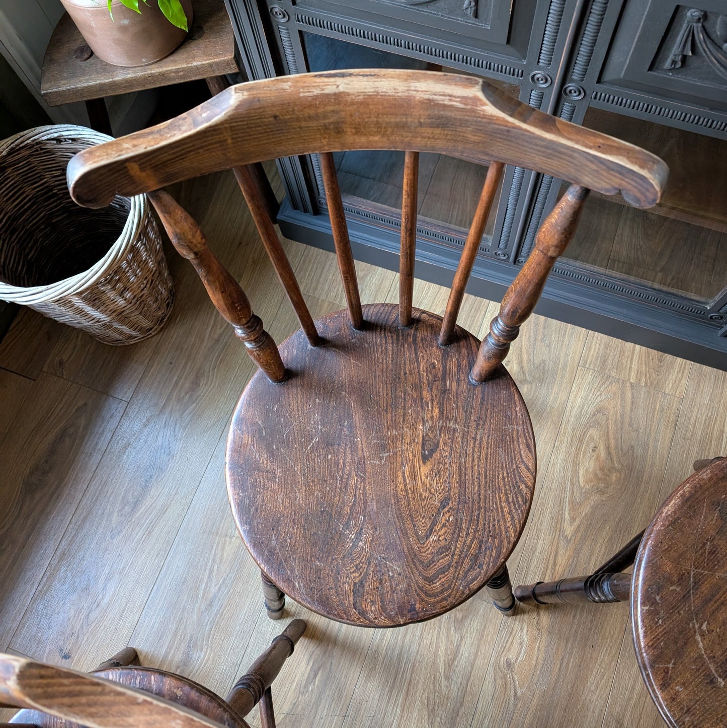Set of Four Victorian Penny Chairs