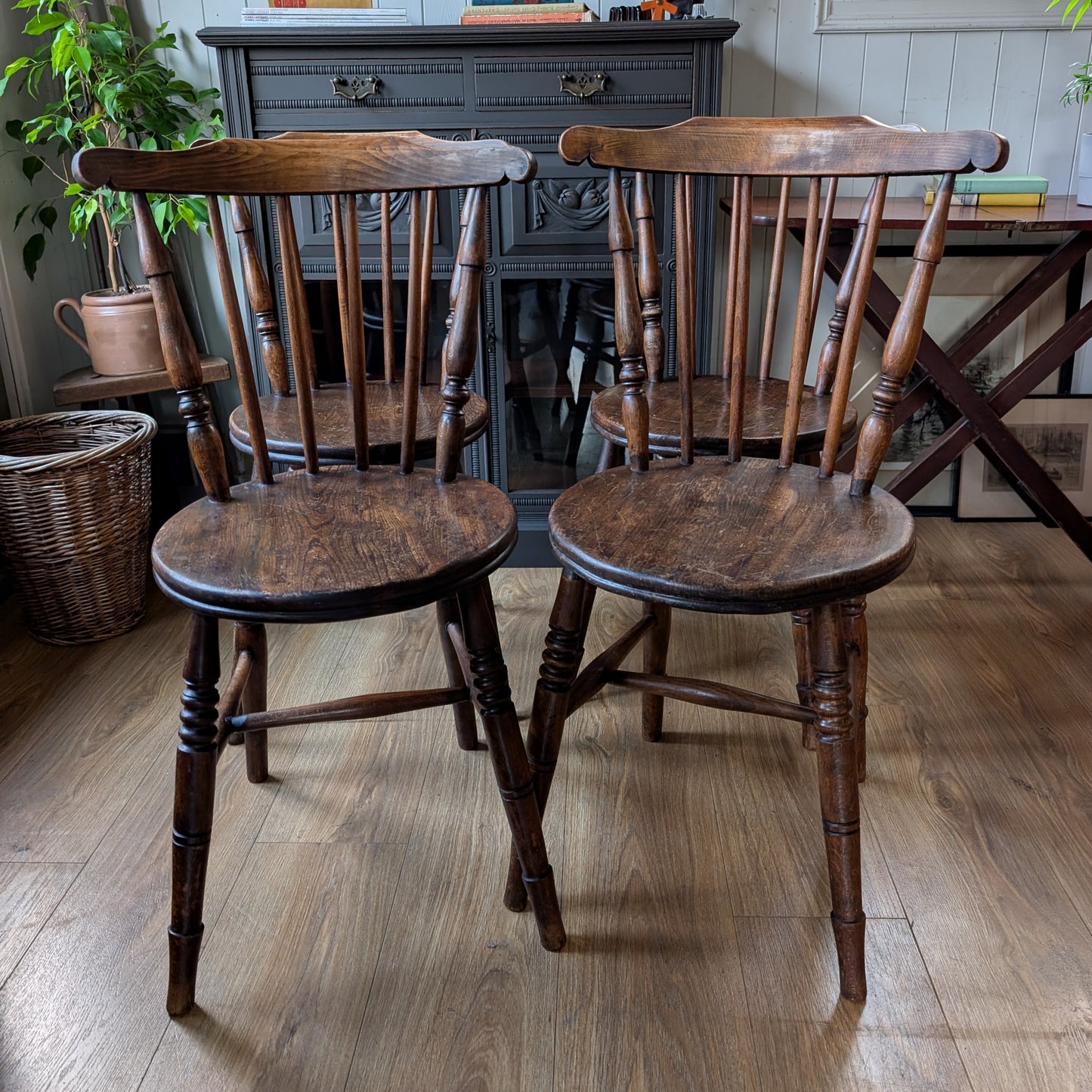 Set of Four Victorian Penny Chairs