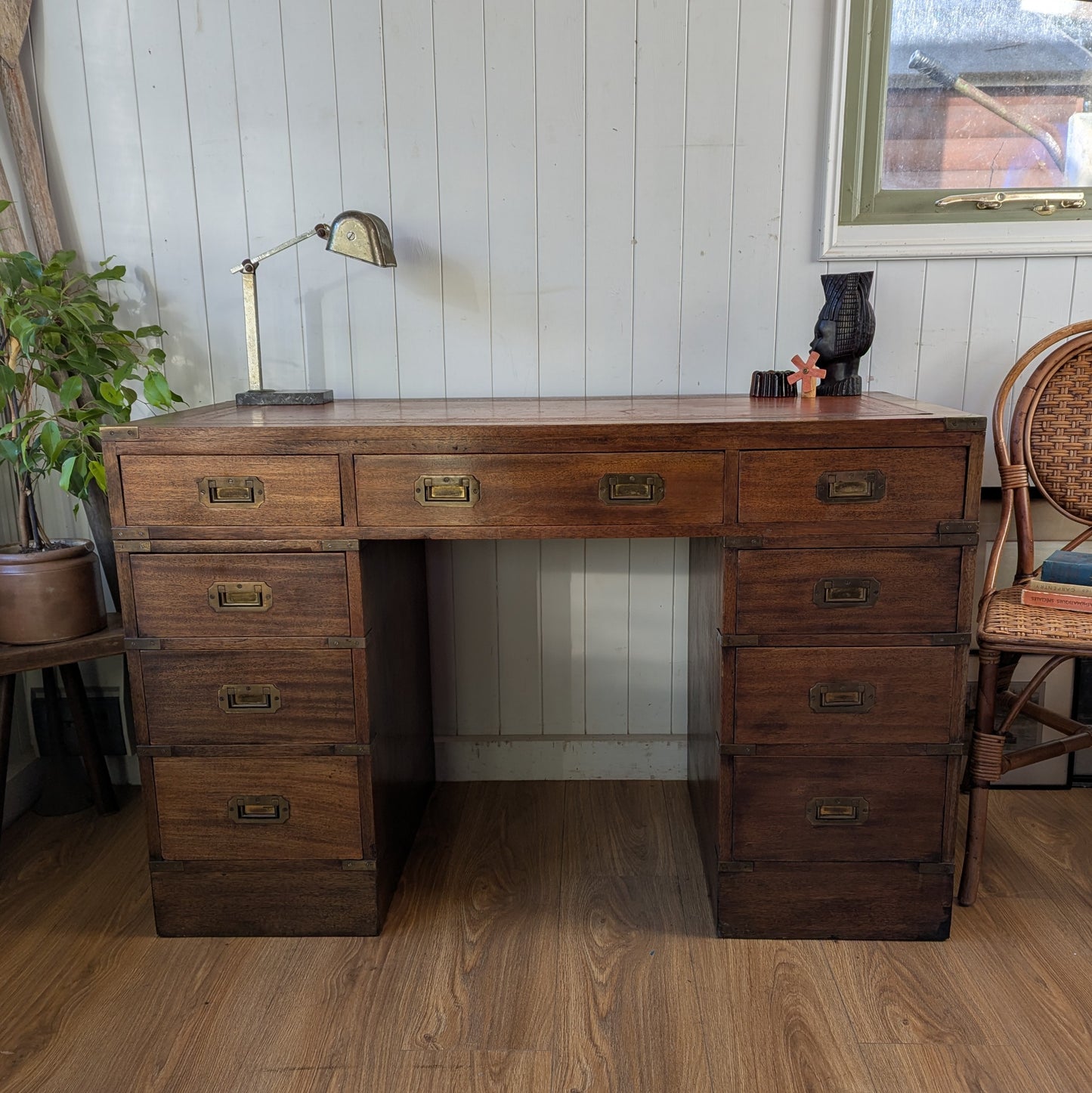 Vintage Campaign Desk