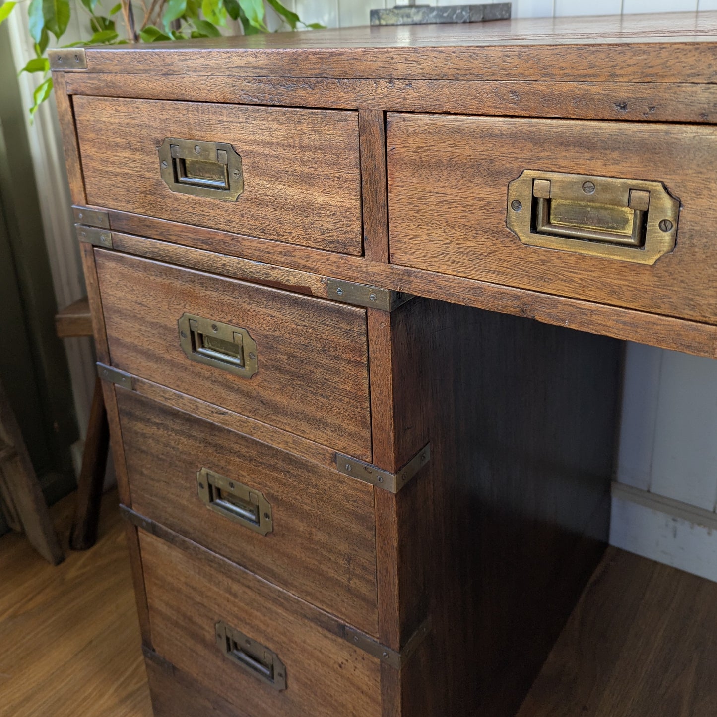 Vintage Campaign Desk