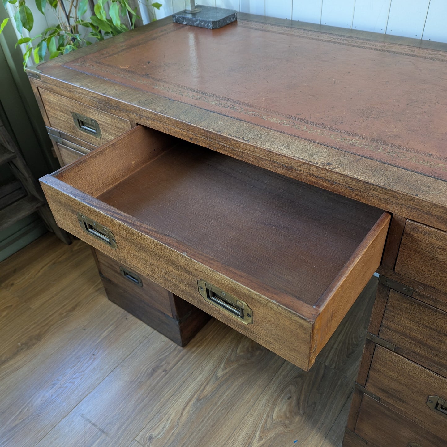 Vintage Campaign Desk