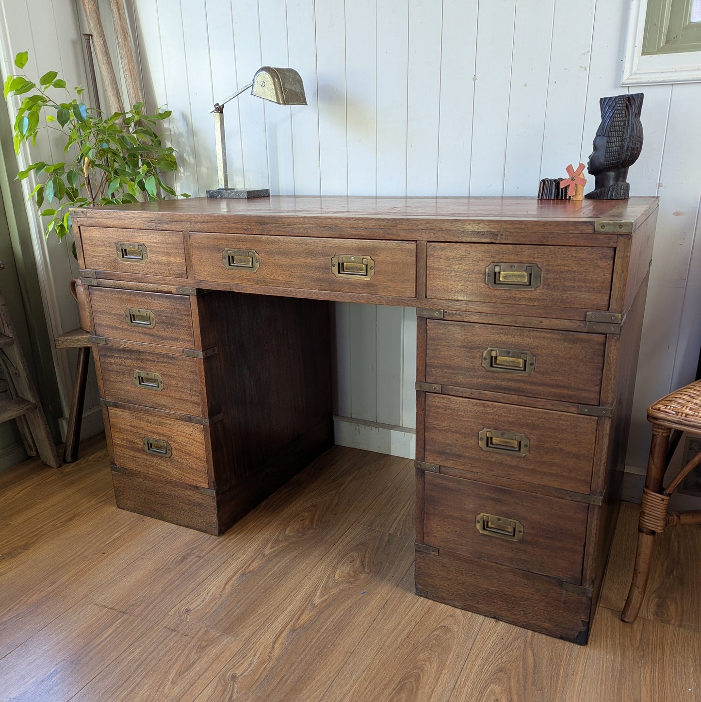 Vintage Campaign Desk