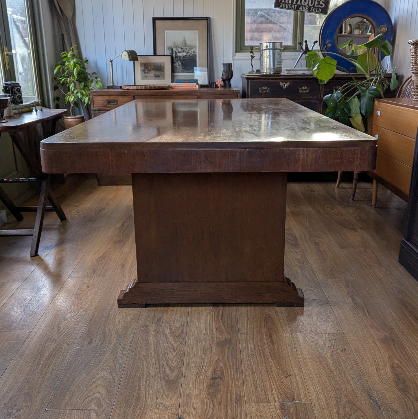 Art Deco Dining Table and Six Chairs