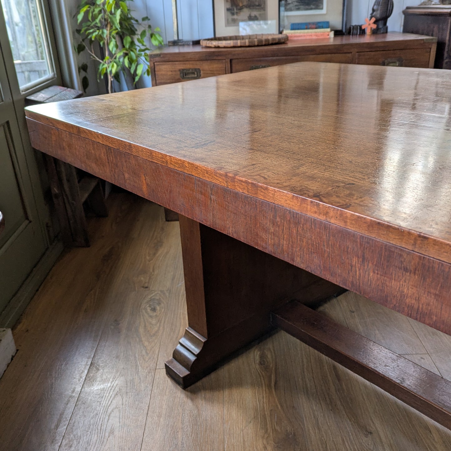 Art Deco Dining Table and Six Chairs