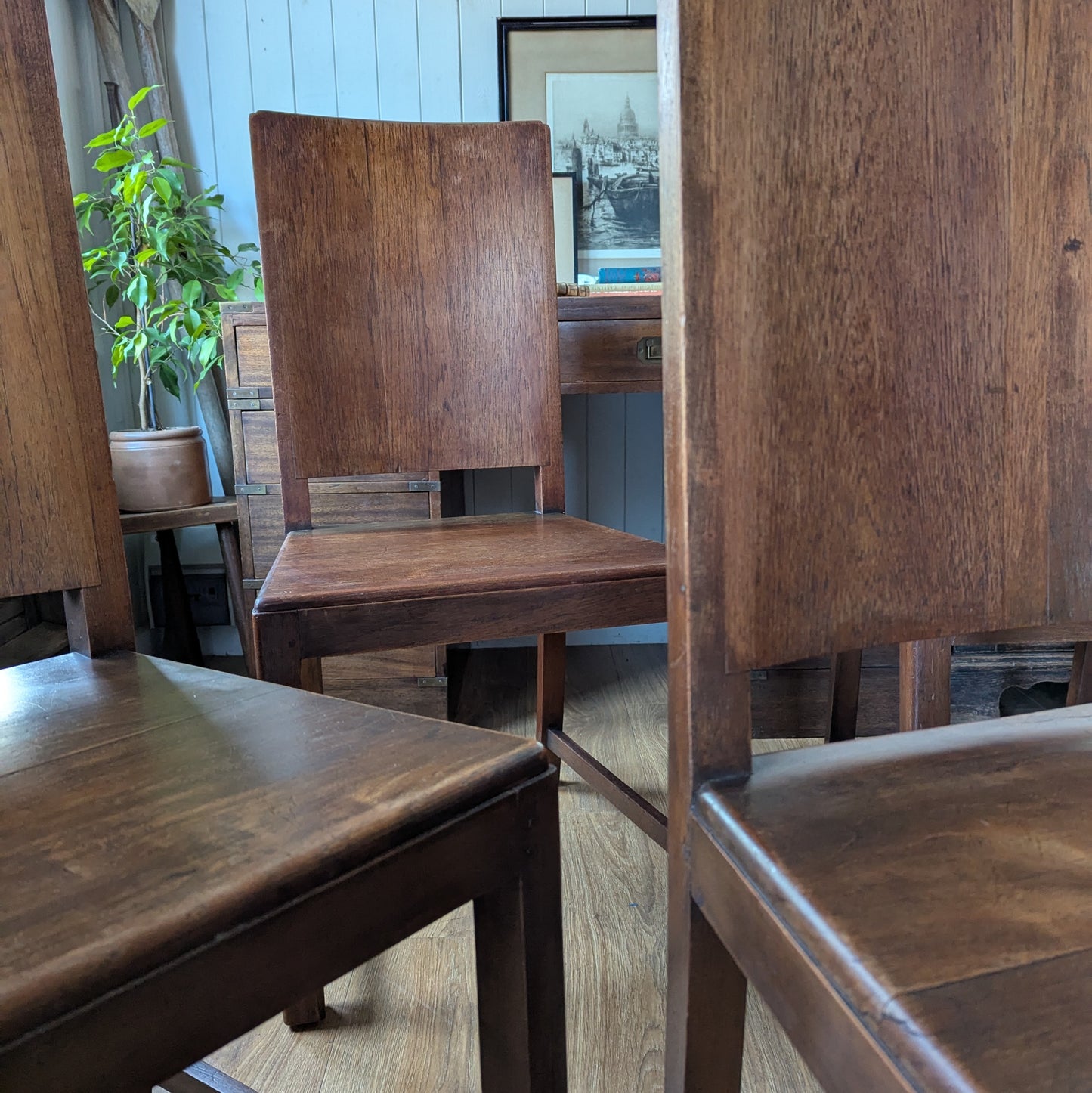 Art Deco Dining Table and Six Chairs
