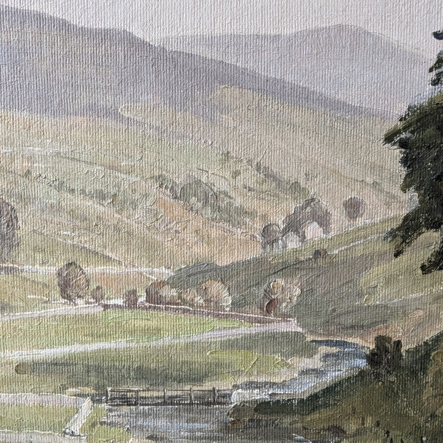 Oil Painting by Claude Horsfall 'Beckermonds'