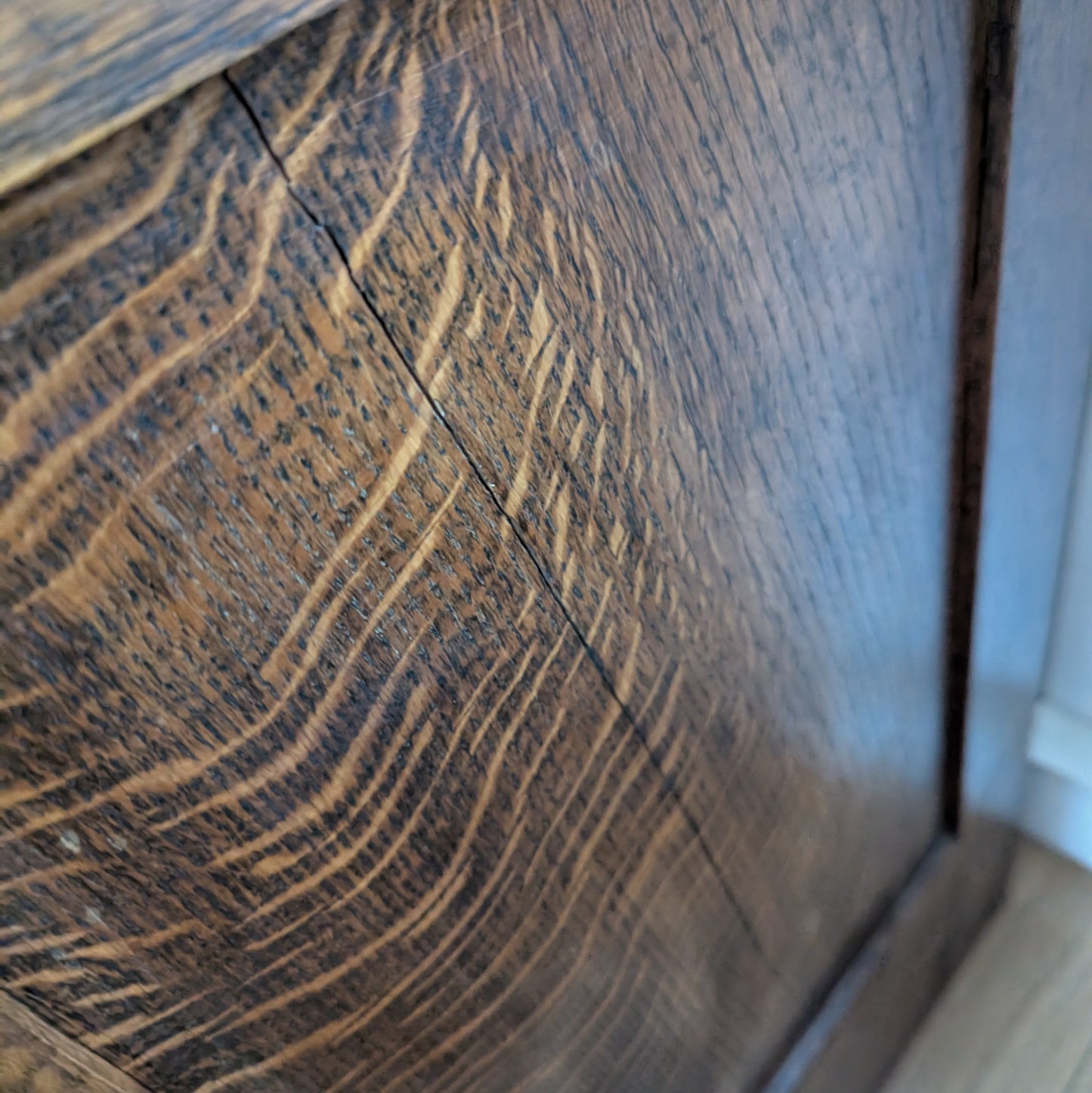 Antique Oak Twin Pedestal Desk