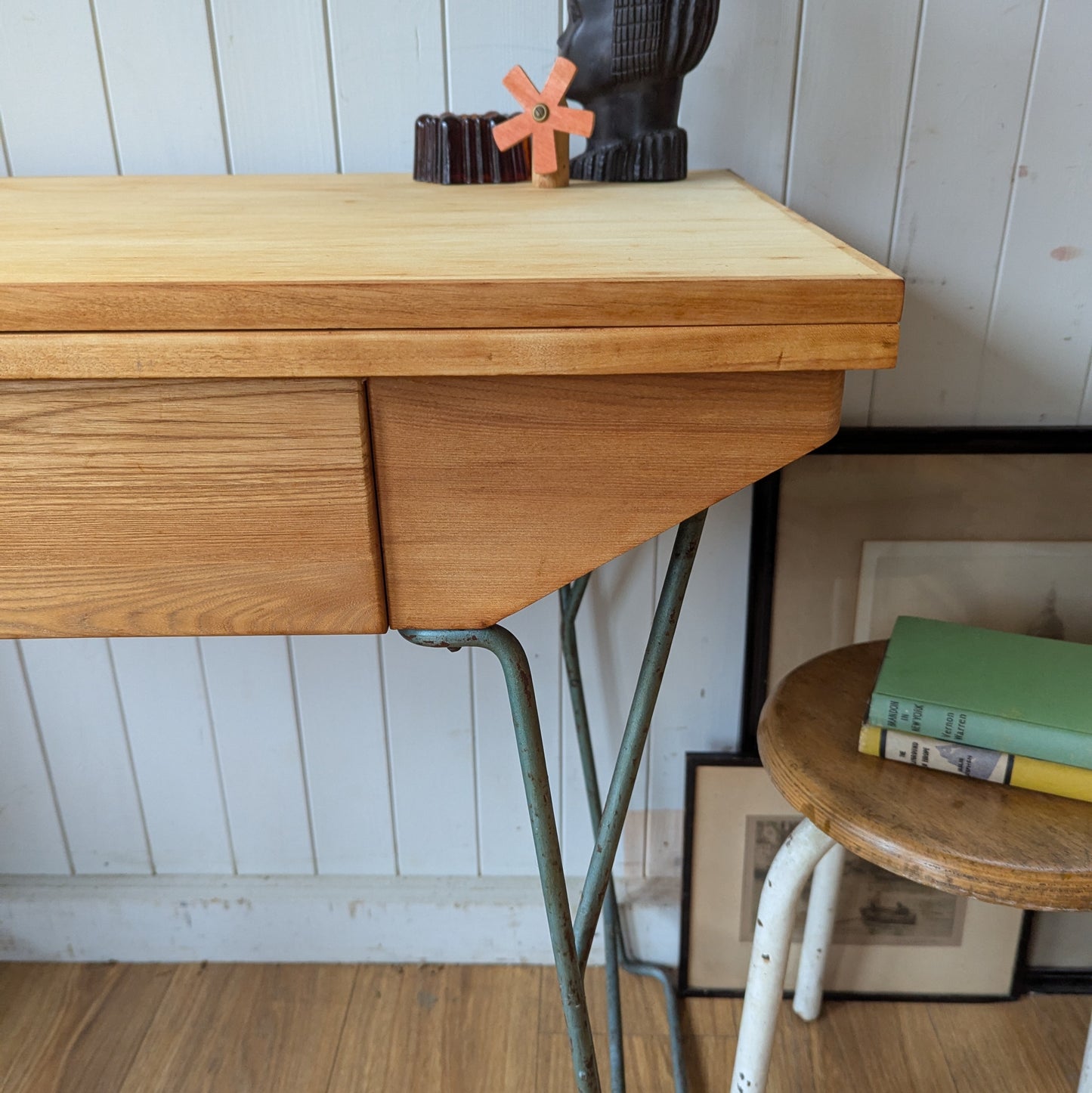 Small Vintage Desk with Drawer