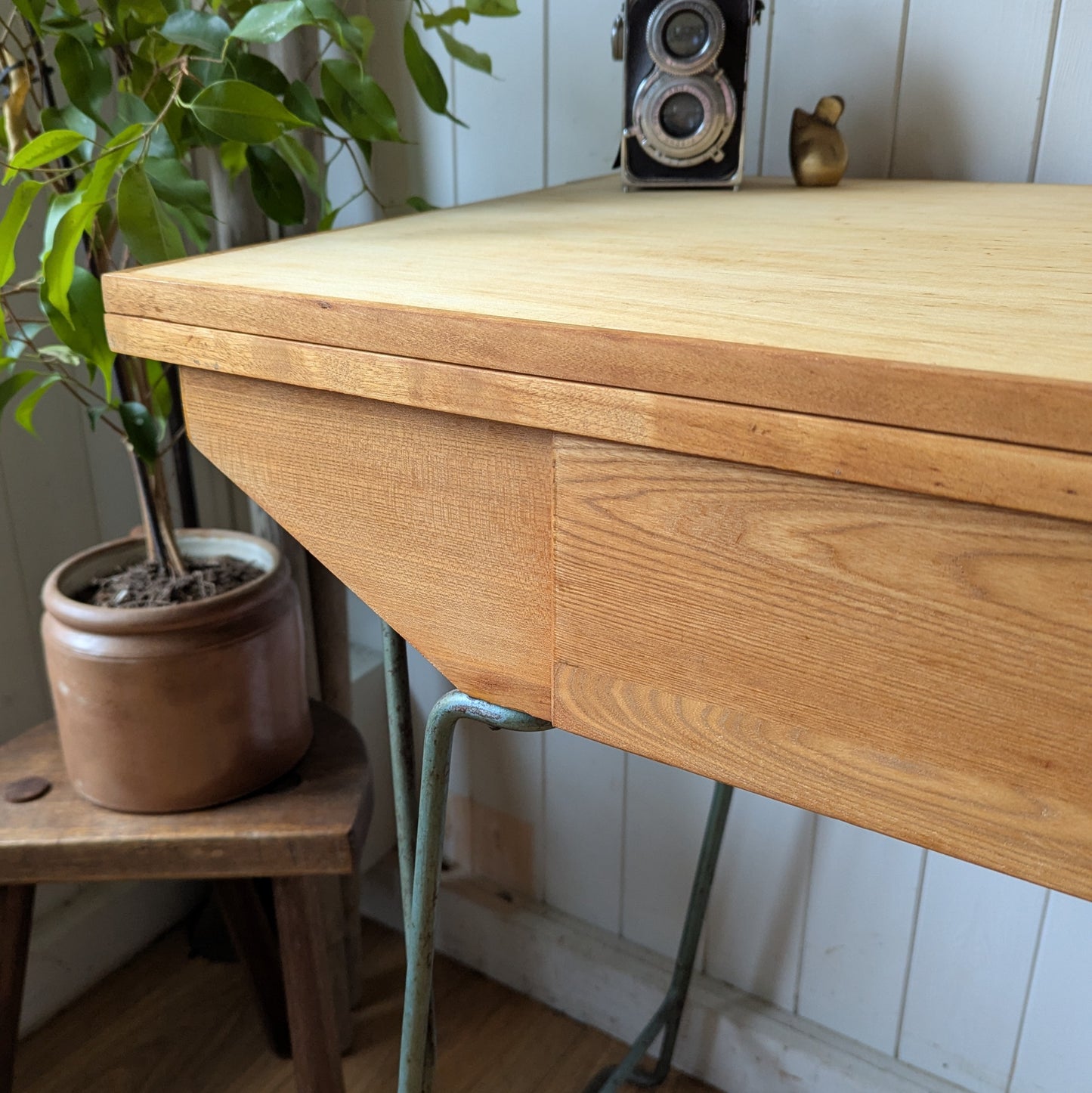 Small Vintage Desk with Drawer