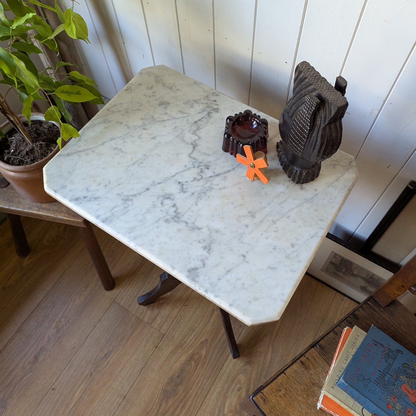 Victorian Marble Topped Side Table