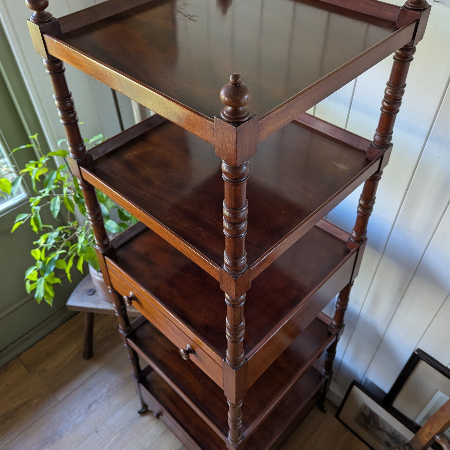 Tall Antique Wotnot