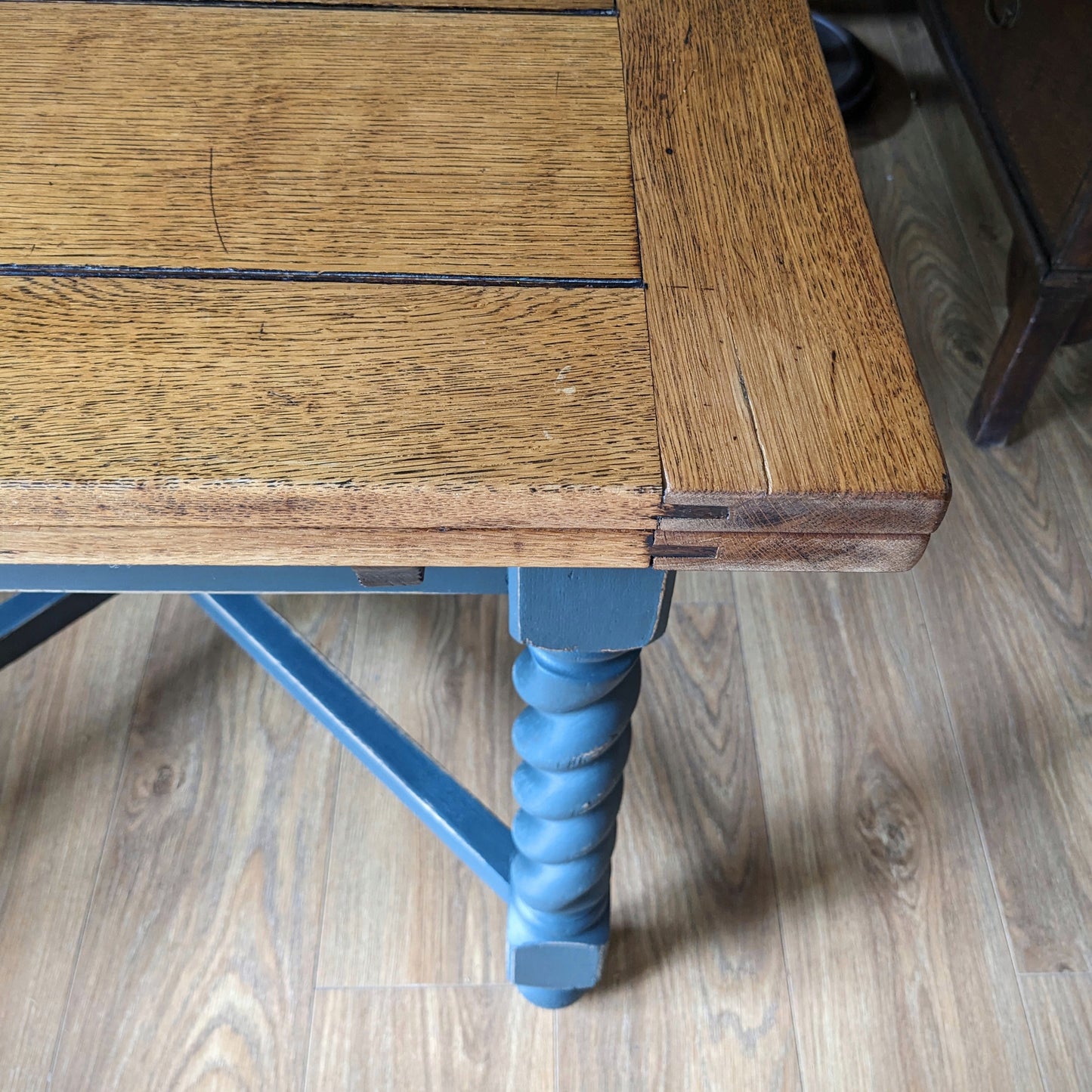 Vintage Oak Draw Leaf Table