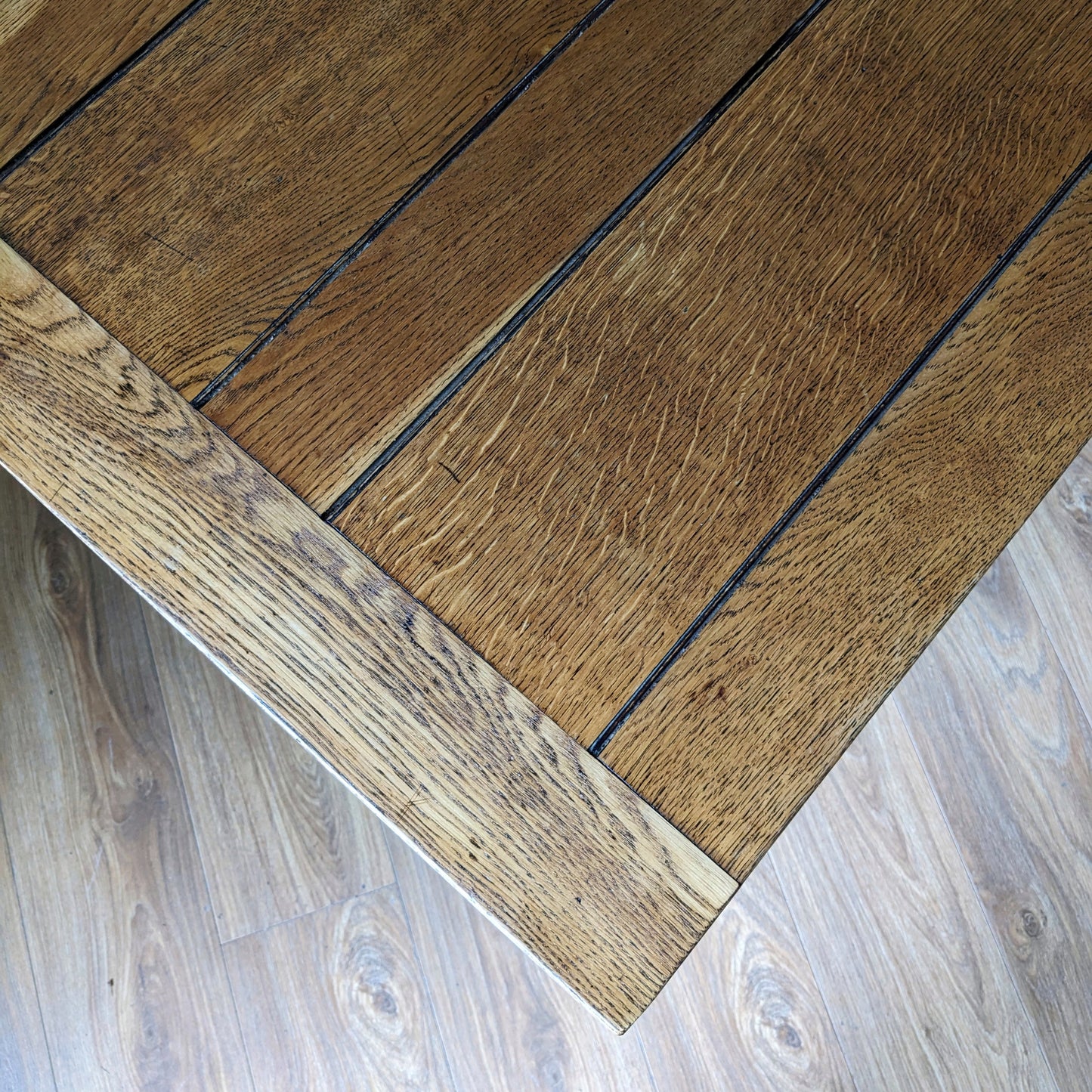 Vintage Oak Draw Leaf Table