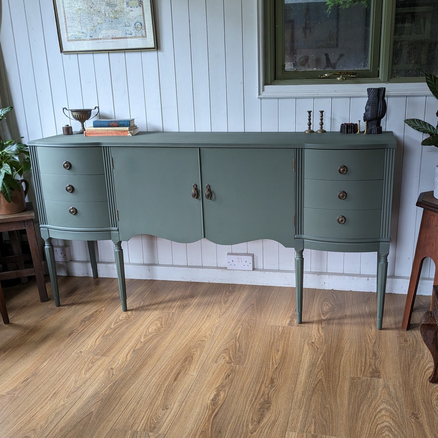 Painted Vintage Sideboard
