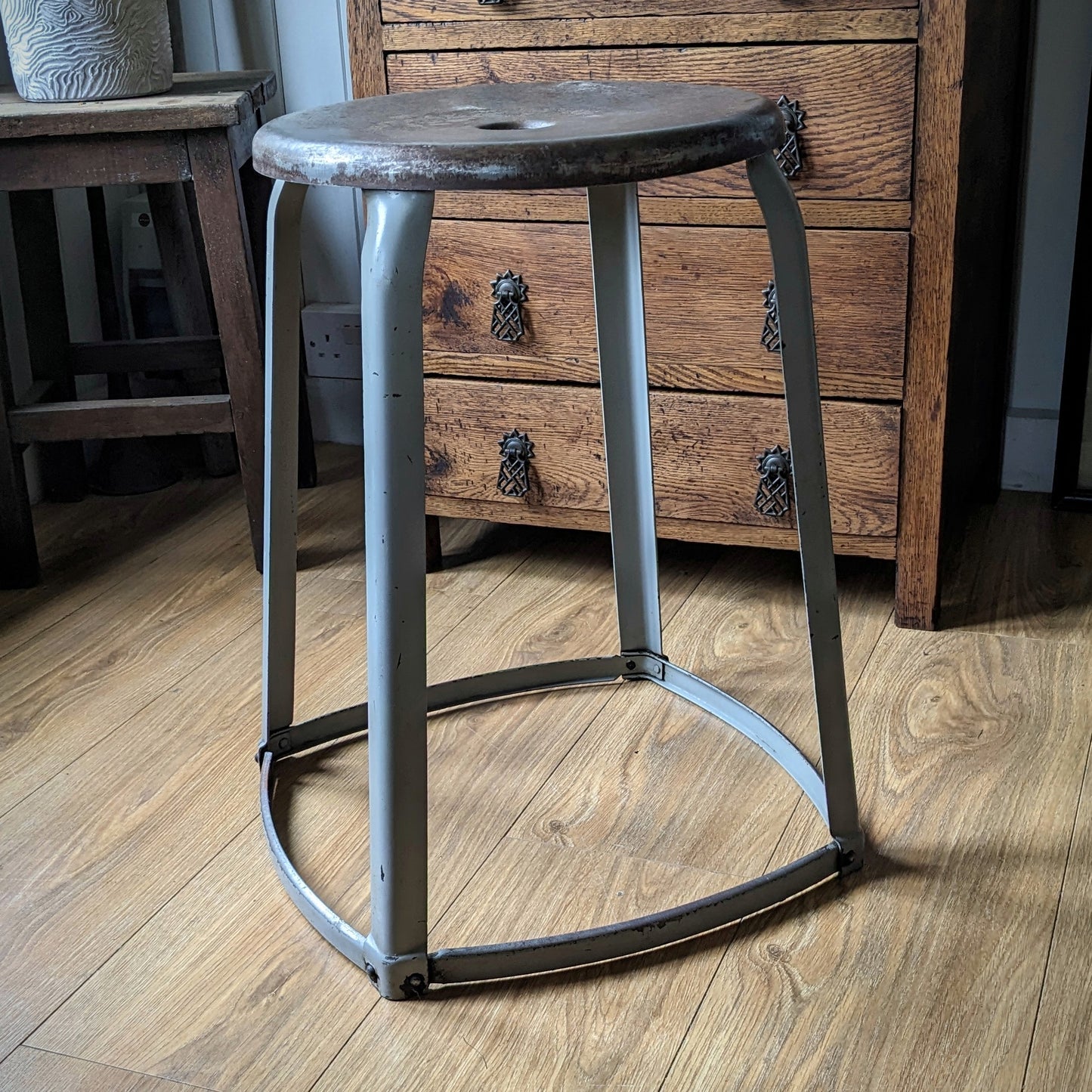 Vintage Industrial Stool