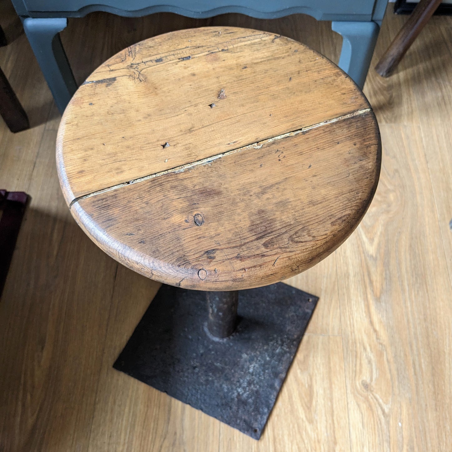 Vintage Industrial Stool