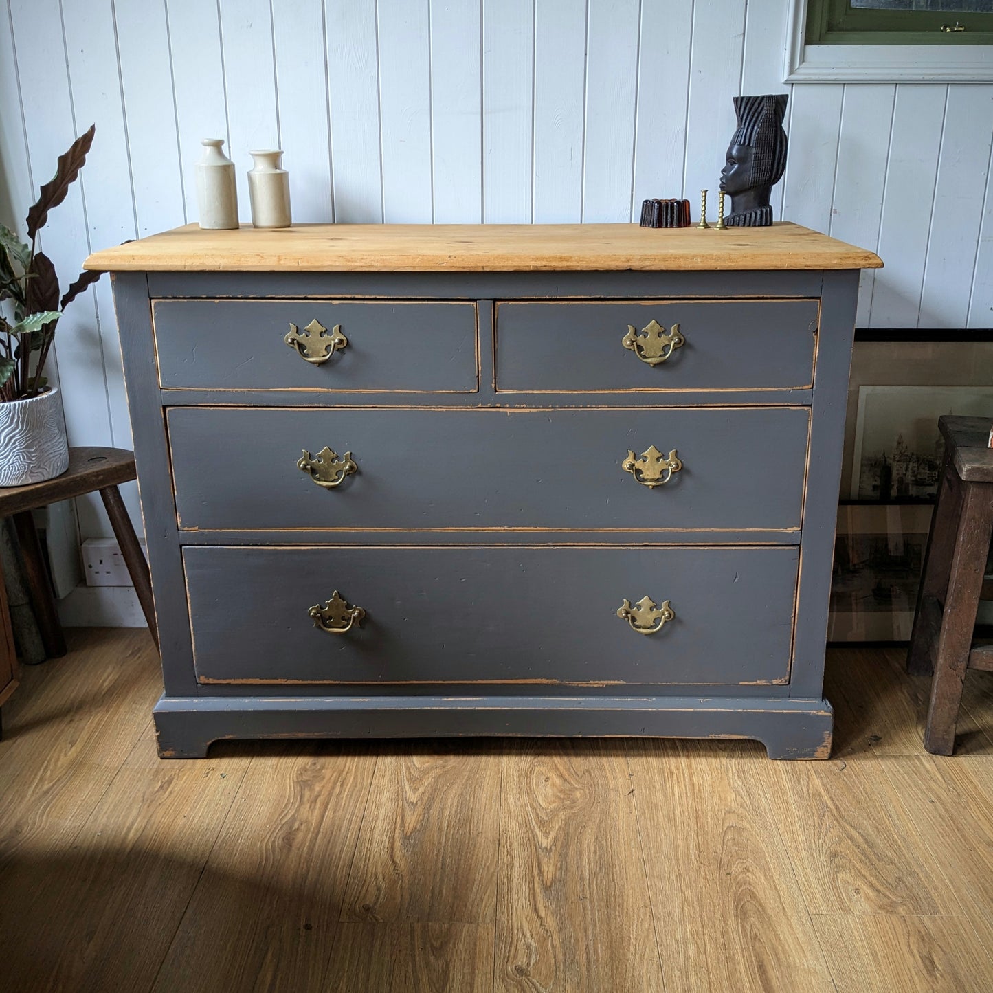Painted Victorian Chest of Drawers