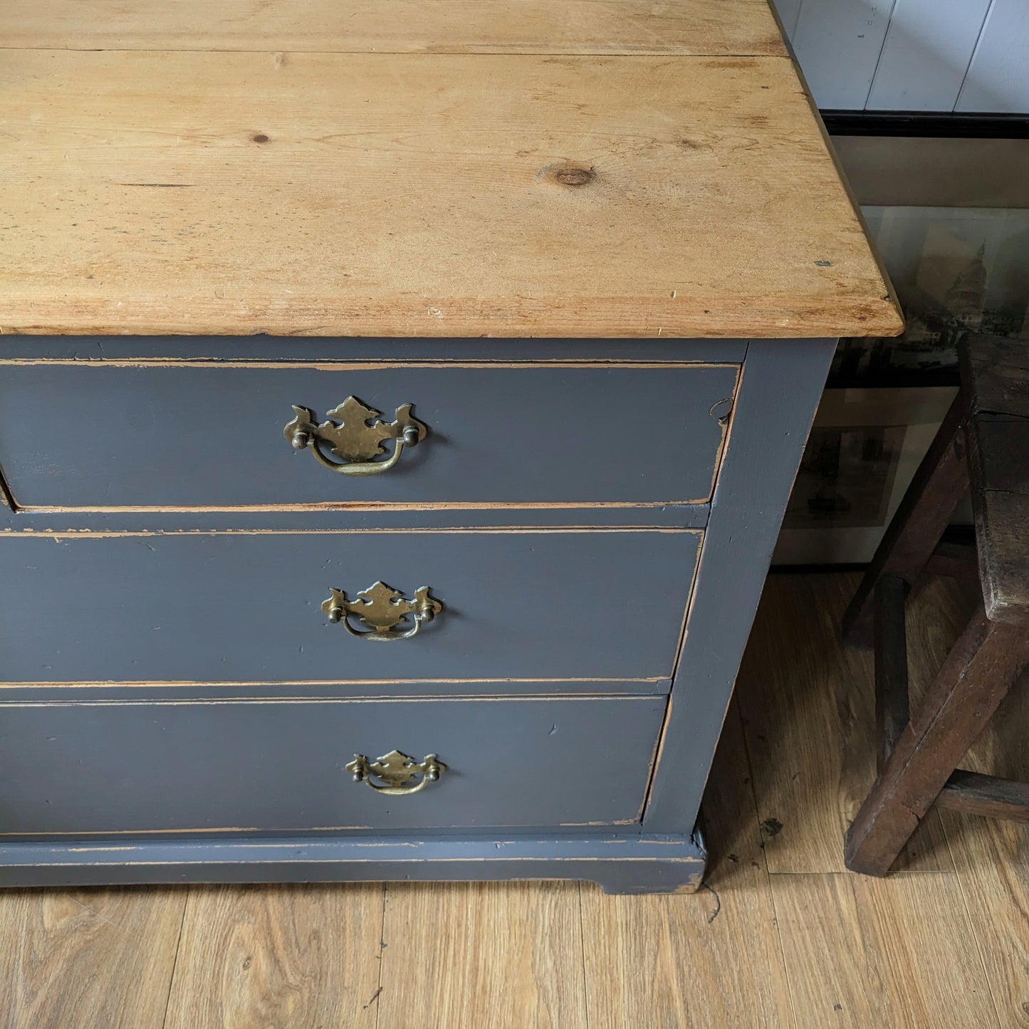 Painted Victorian Chest of Drawers