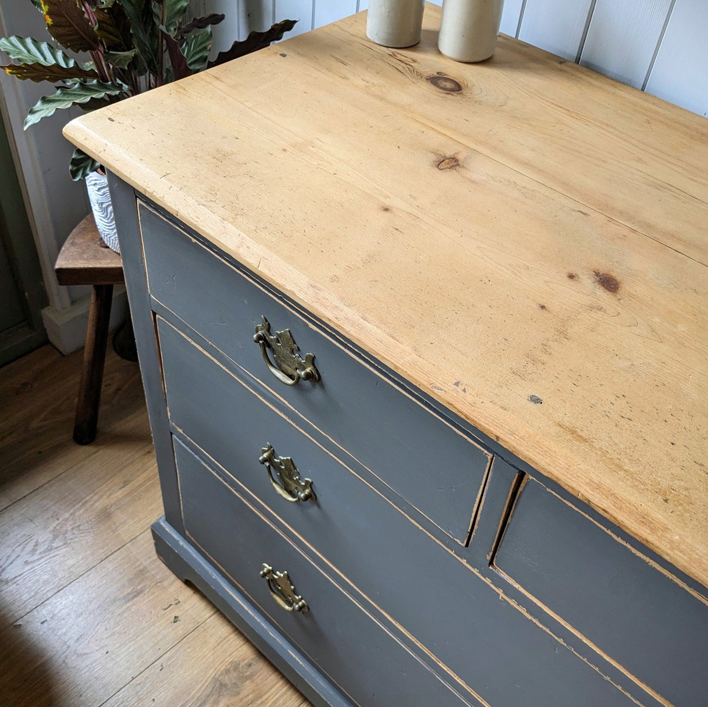 Painted Victorian Chest of Drawers