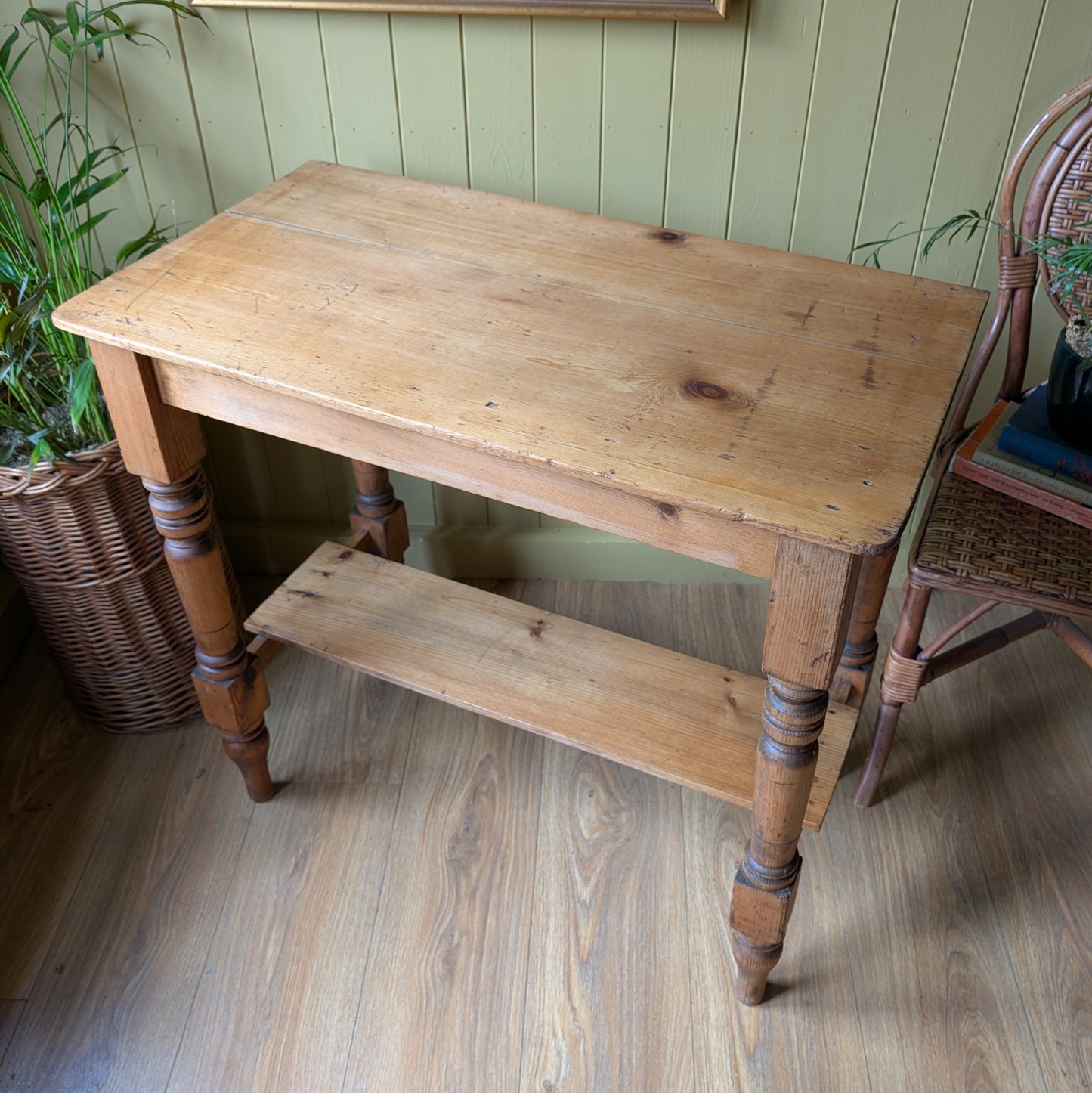 Victorian Pine Console Table