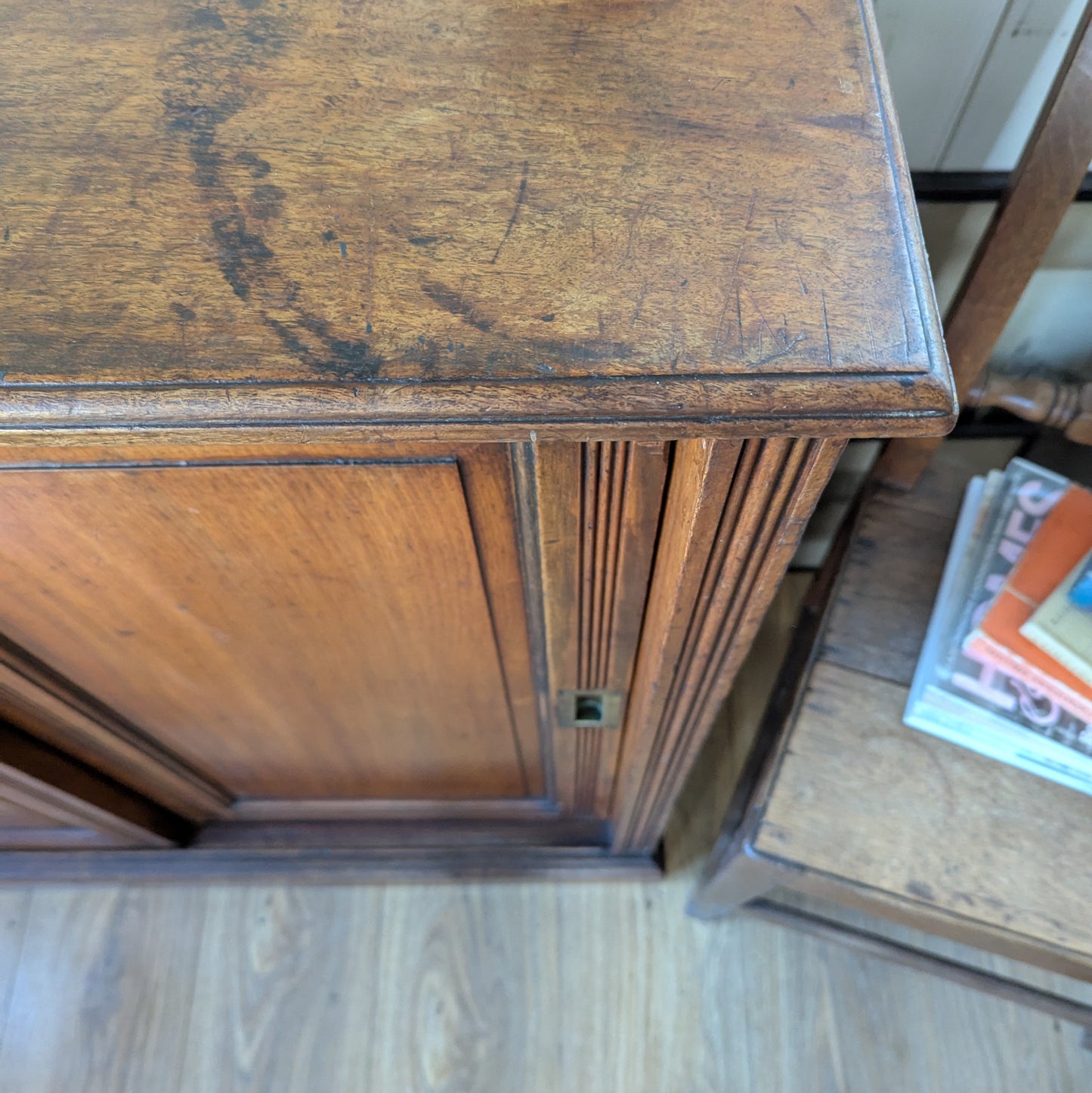 Victorian Cupboard with Sliding Doors