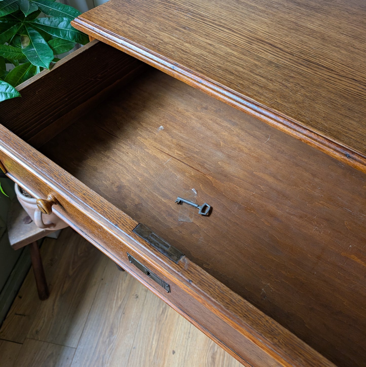 Vintage French Oak Chest of the Drawers