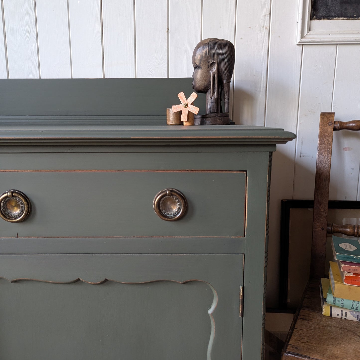 Painted Antique Cupboard