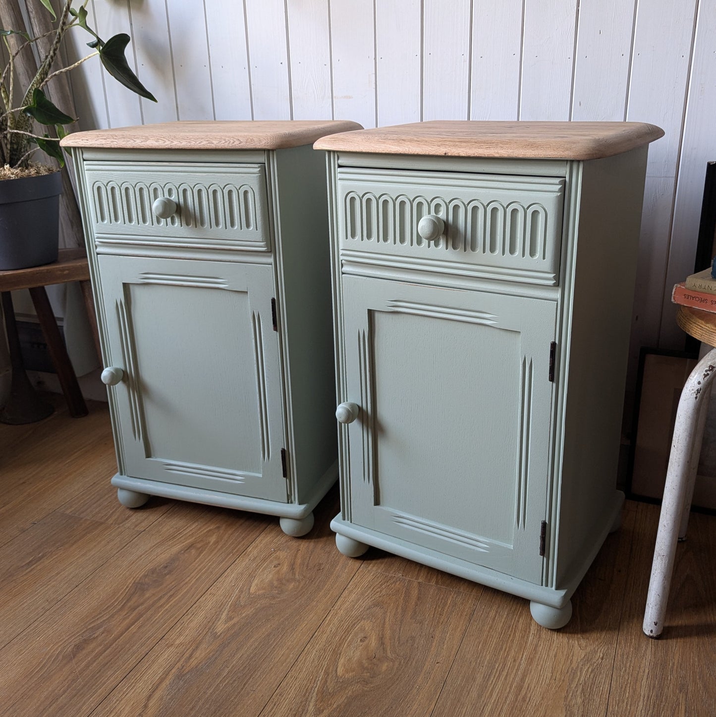Pair of Vintage Bedside Tables
