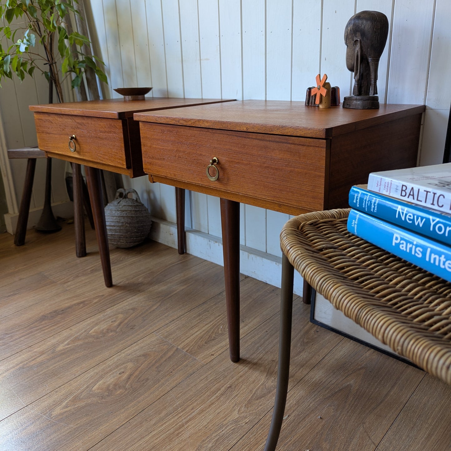 Pair of Mid Century Bedside Tables