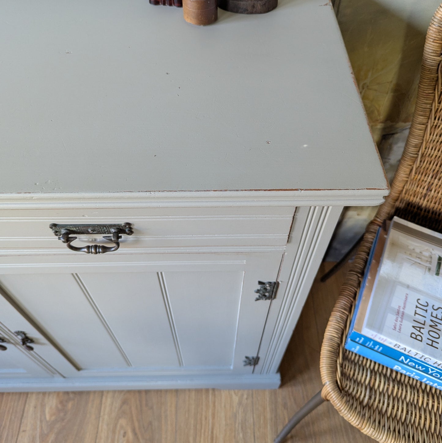 Painted Antique Cupboard