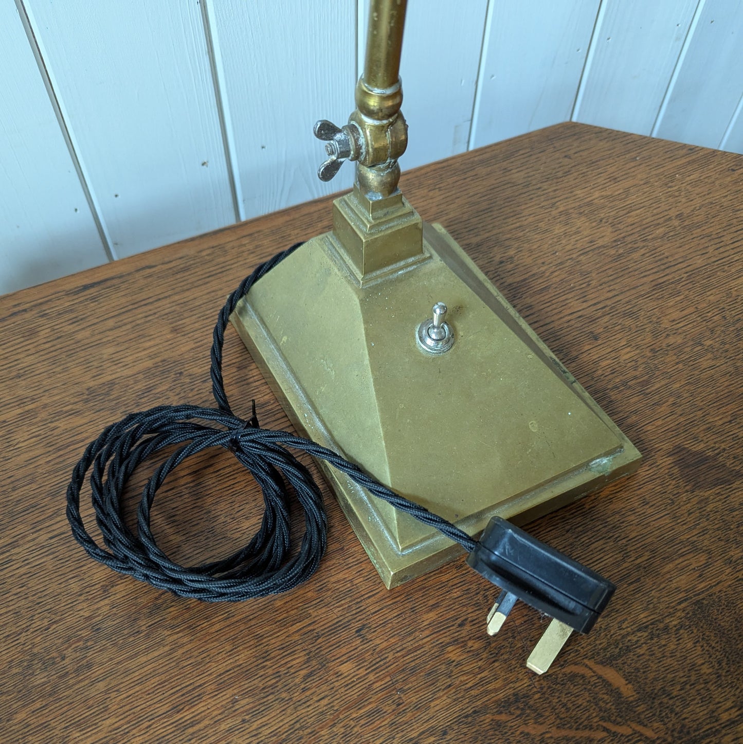 Adjustable Brass Desk Lamp