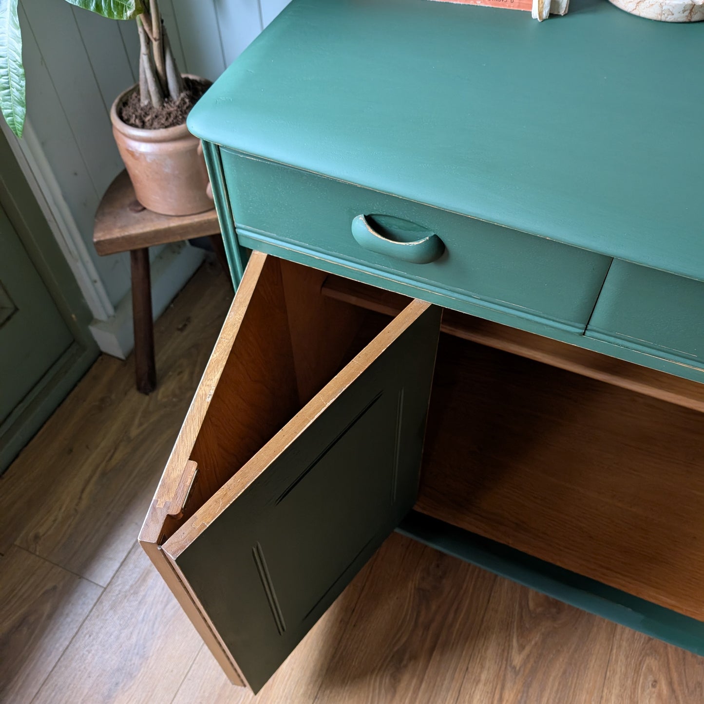 Painted Mid Century Sideboard