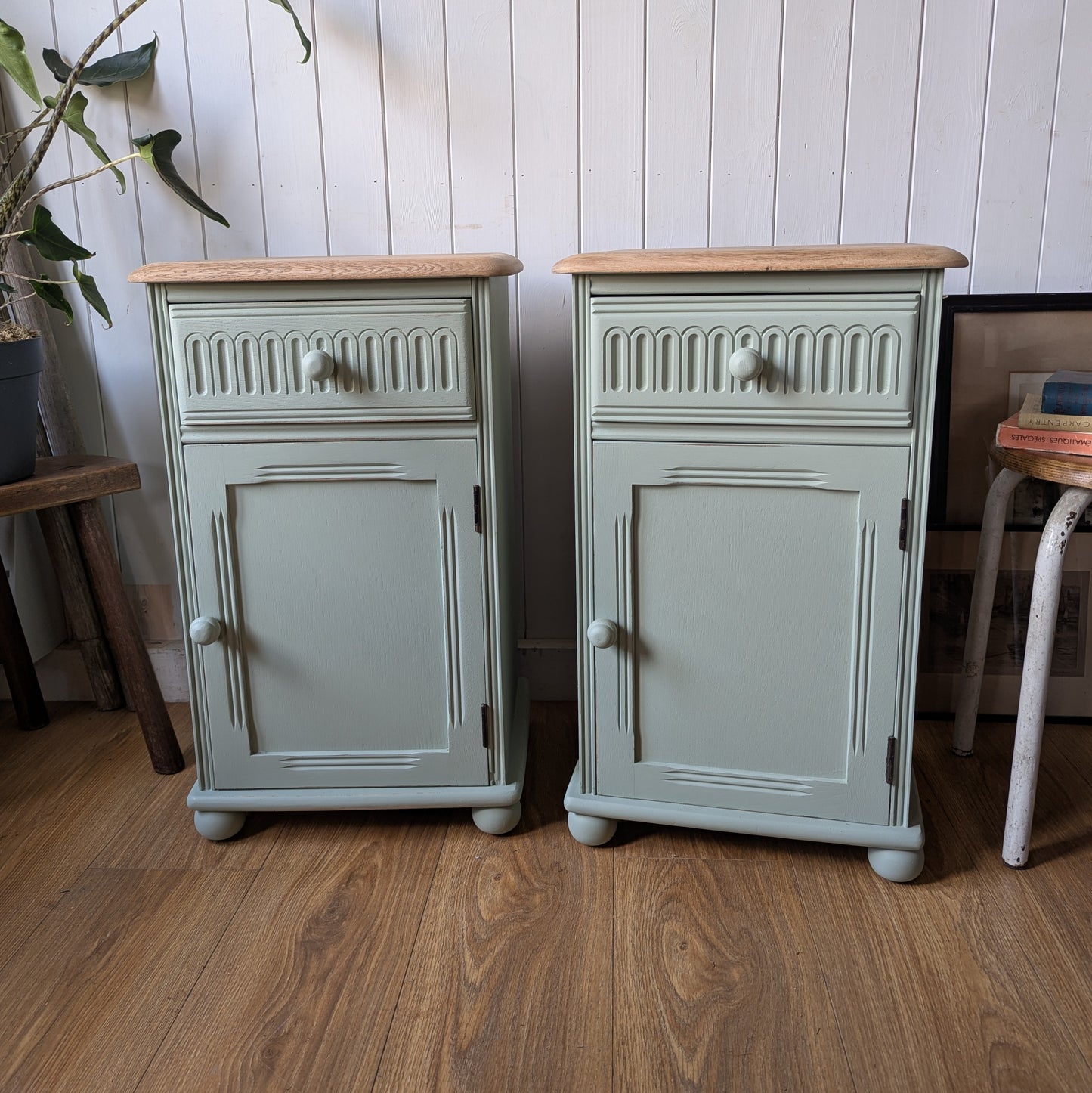 Pair of Vintage Bedside Tables
