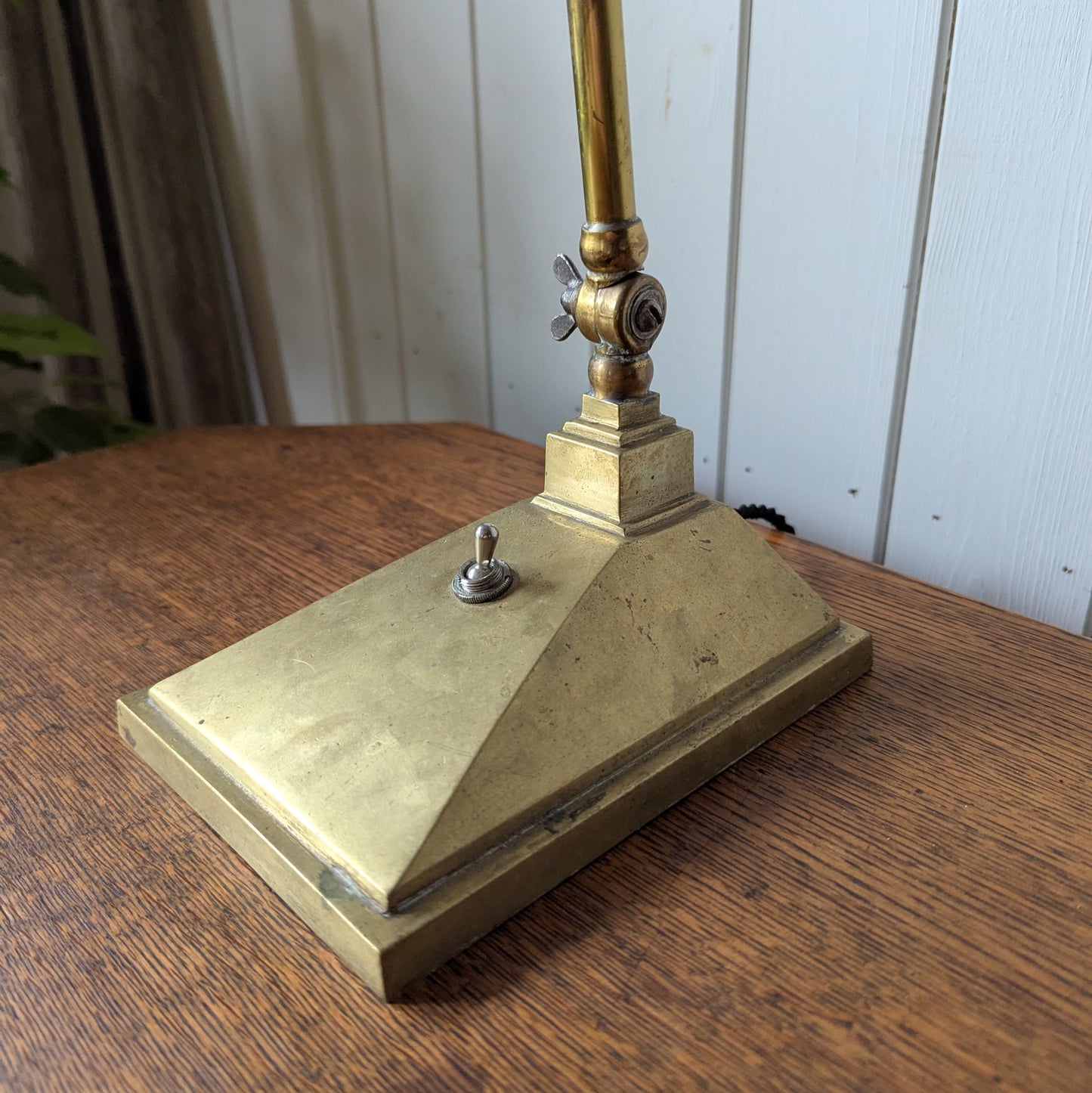 Adjustable Brass Desk Lamp
