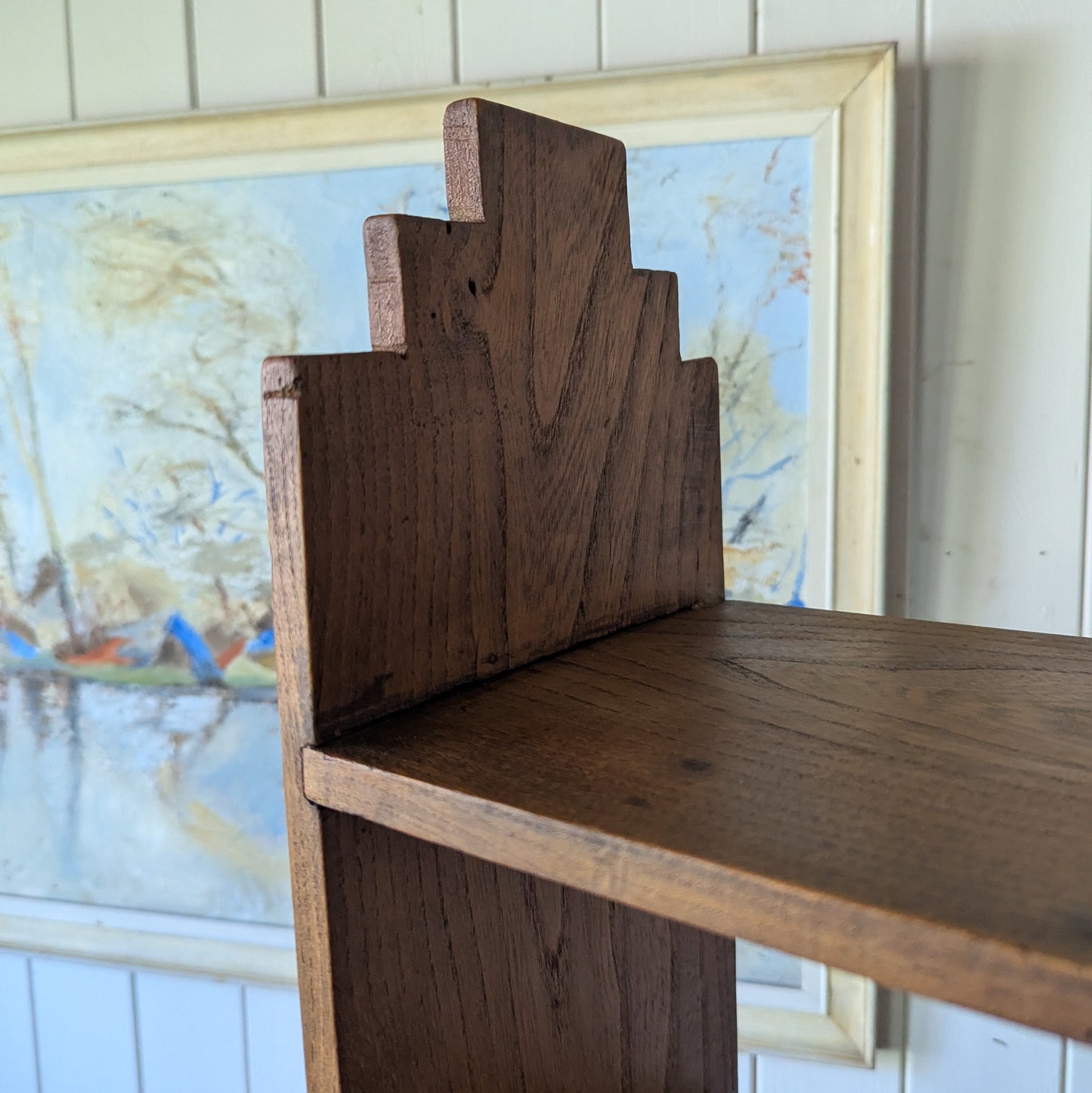 Small Oak Shelving Unit