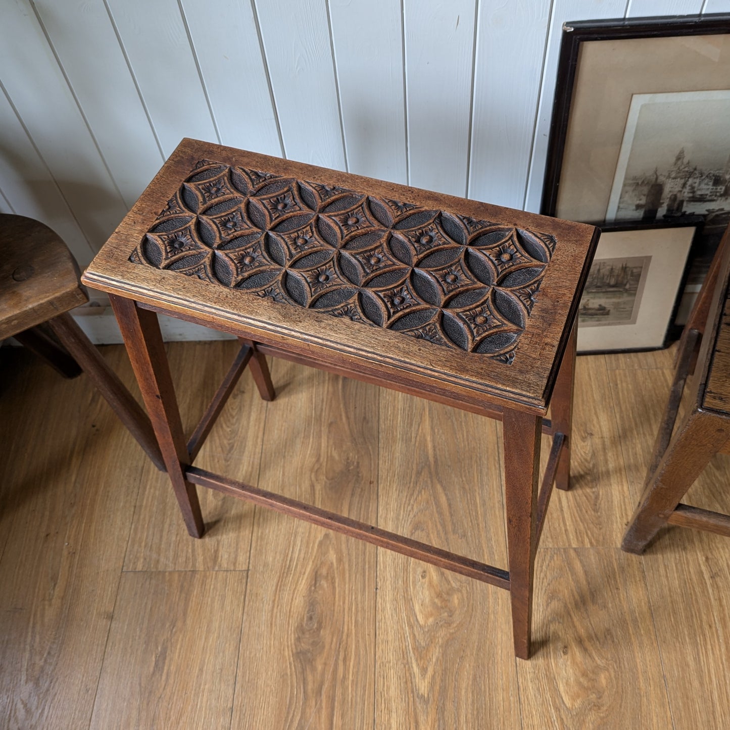 Victorian Gothic Revival Side Table