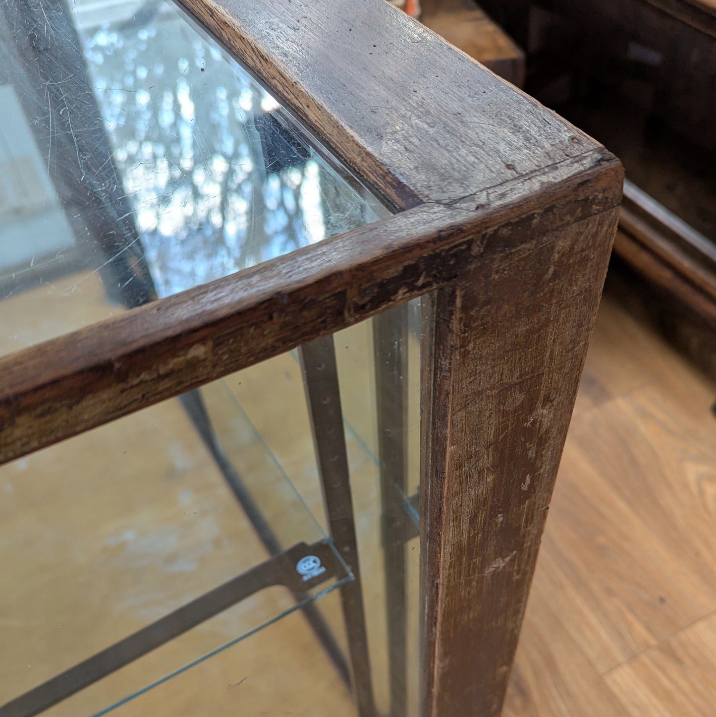 Antique Mirrored Display Unit