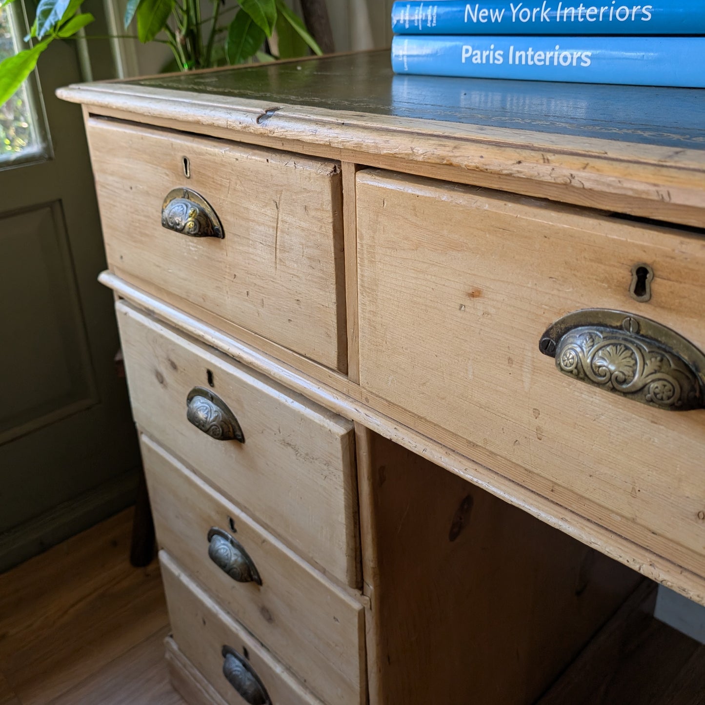 Rustic Victorian Pine Desk