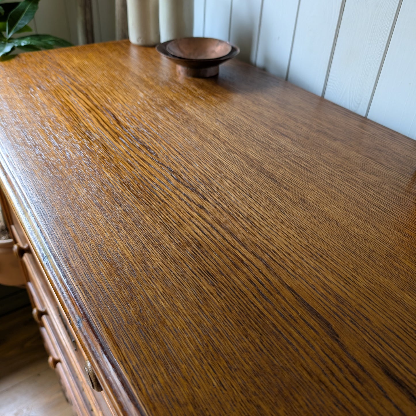 Vintage French Oak Chest of the Drawers