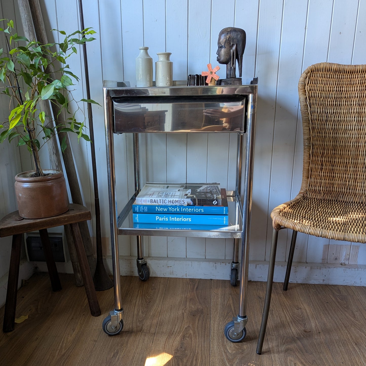 Mid Century Medical Trolley