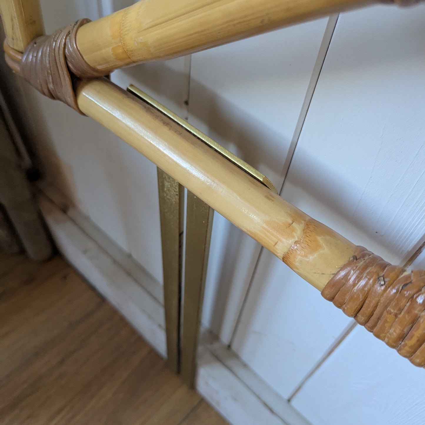 Mid Century Bamboo Single Headboard