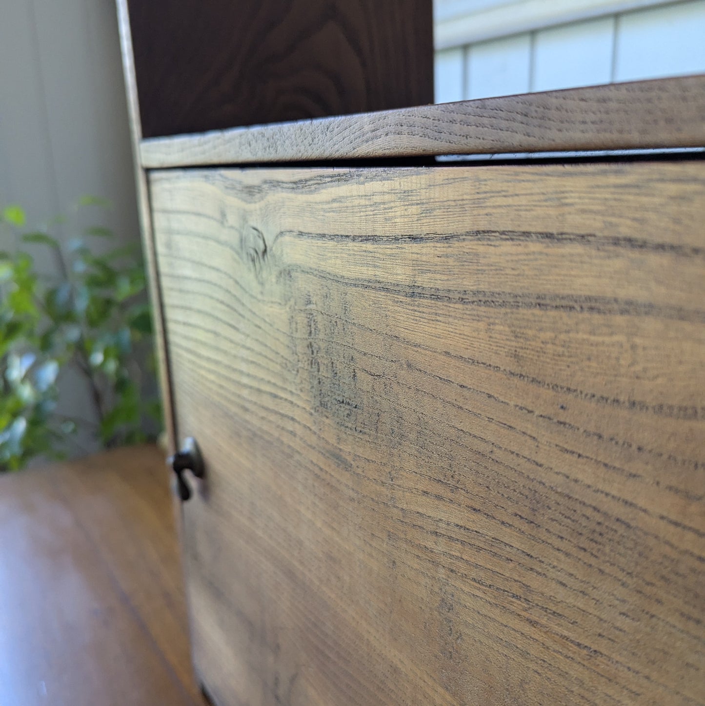 Small Oak Shelving Unit