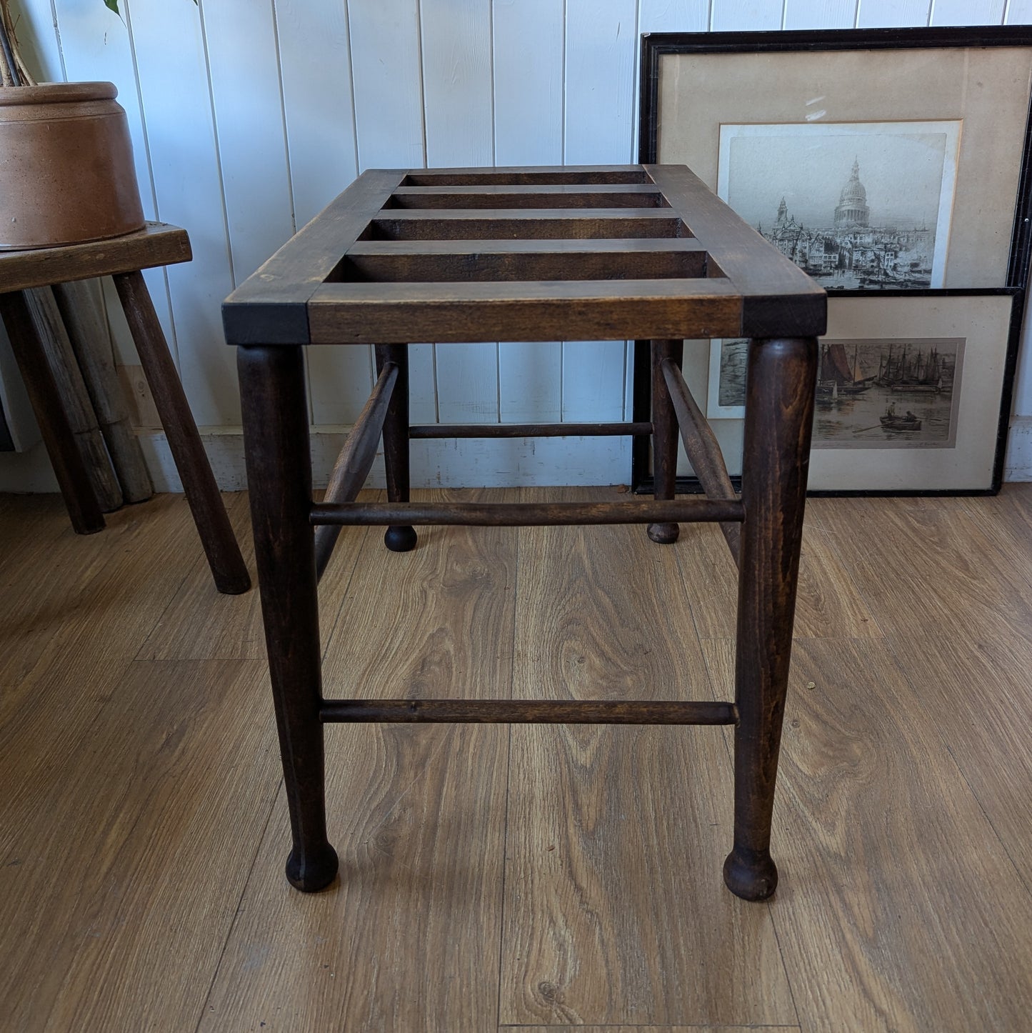 Antique Luggage Stand