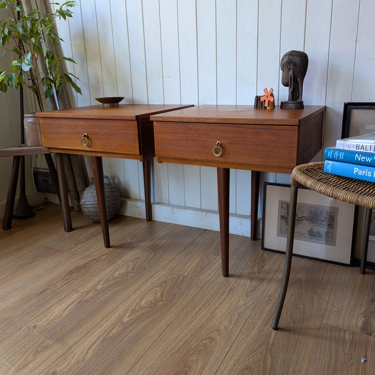 Pair of Mid Century Bedside Tables