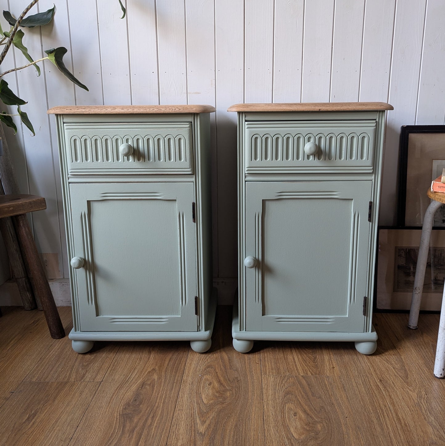 Pair of Vintage Bedside Tables