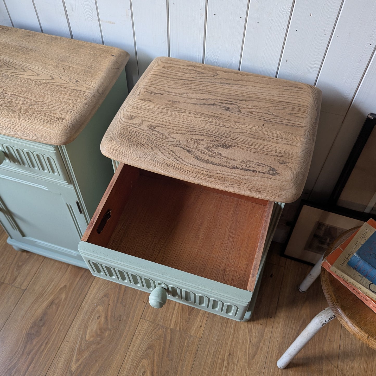 Pair of Vintage Bedside Tables