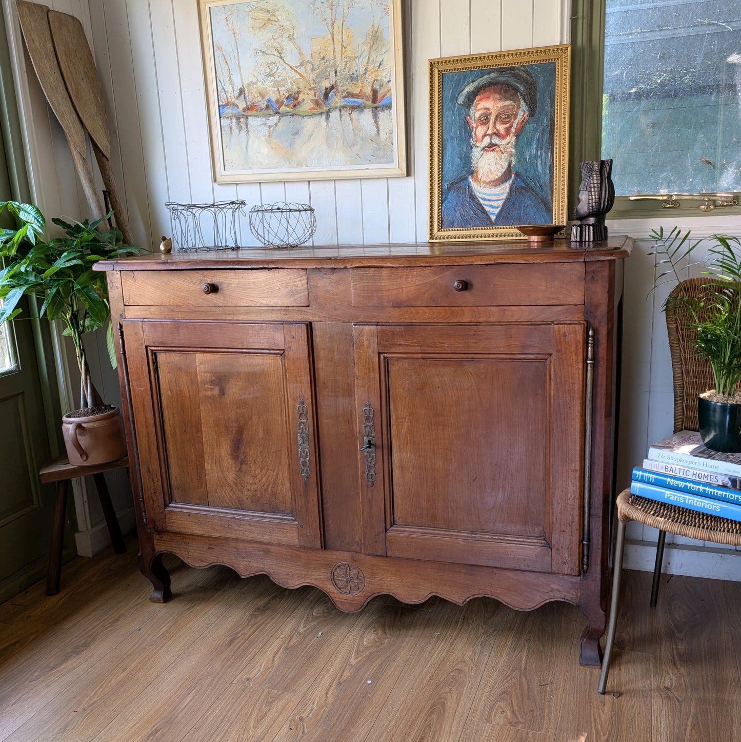 Large Rustic French Cupboard
