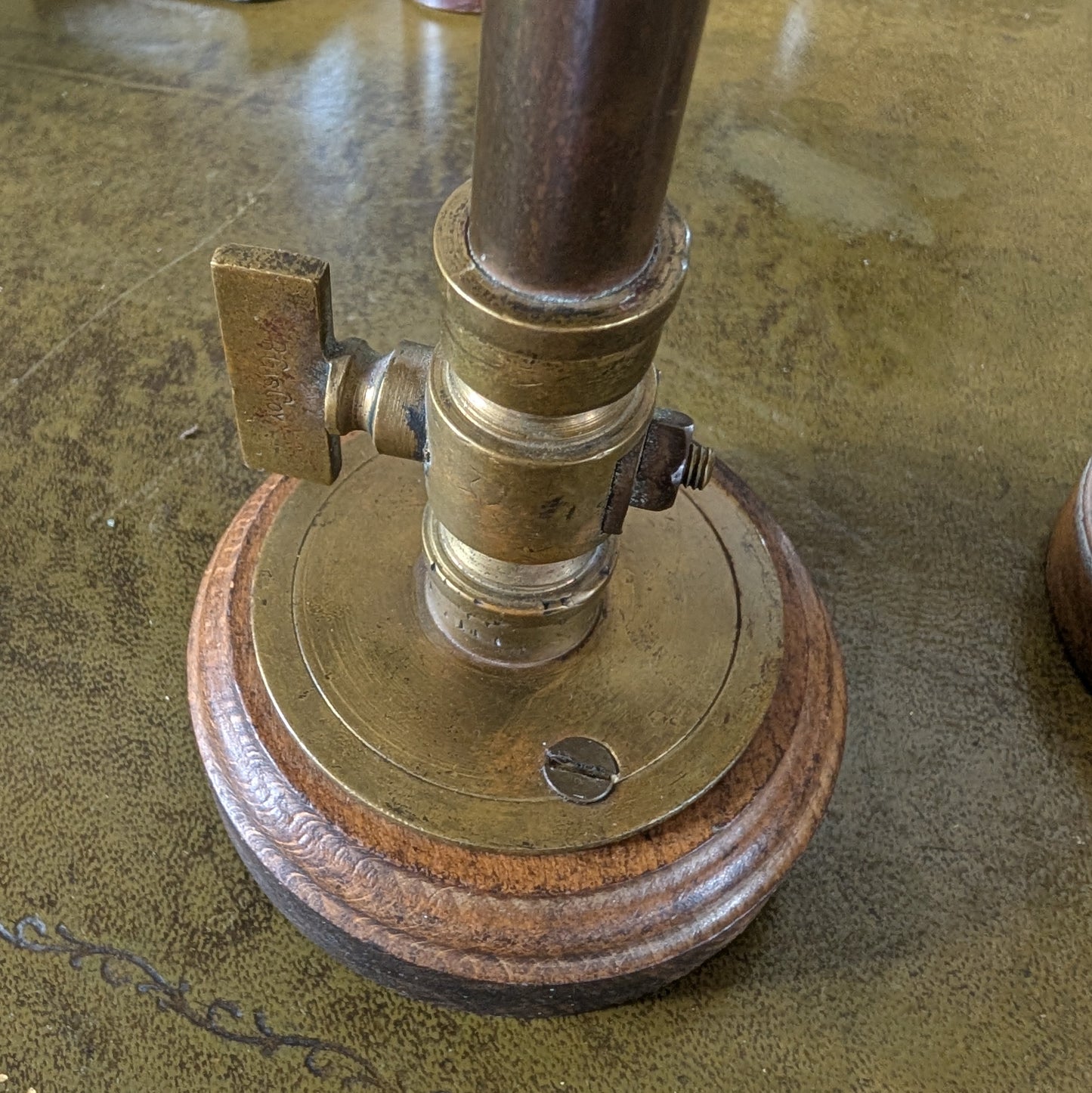 Pair of Antique Brass Wall Lights