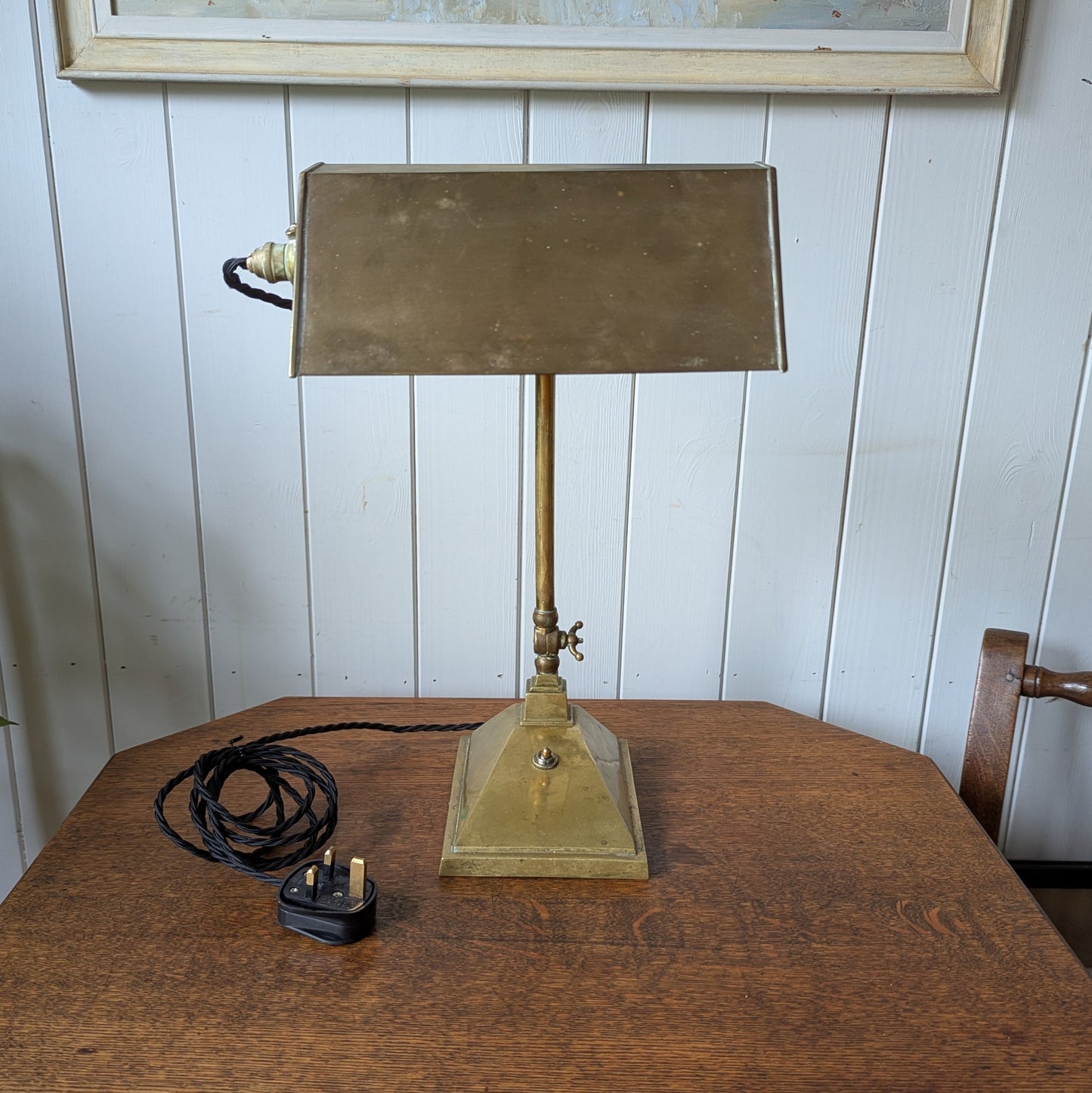 Antique Brass Desk Lamp