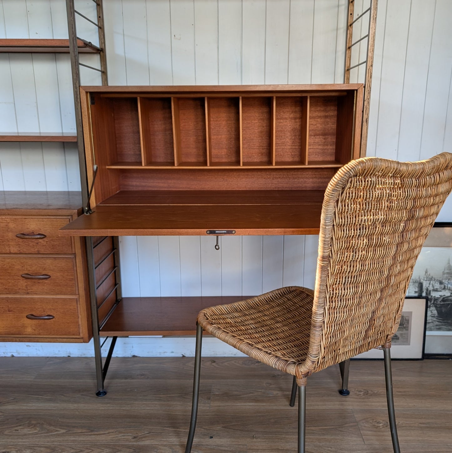 Mid Century Ladderax Shelving Unit
